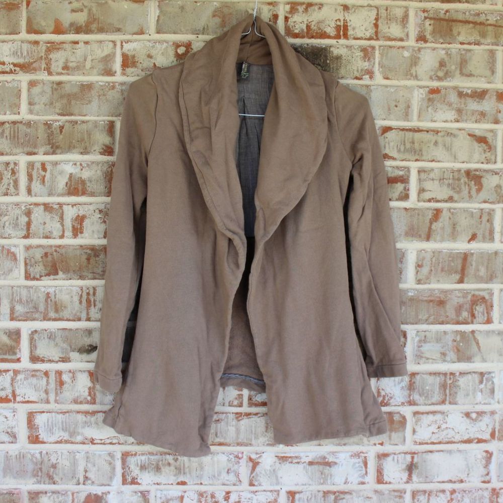 Free People Swing Peplum Pocket Cardigan Sweater